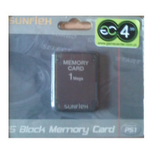 PS1 CARTÃO DE MEMÓRIA 1MB - NOVO